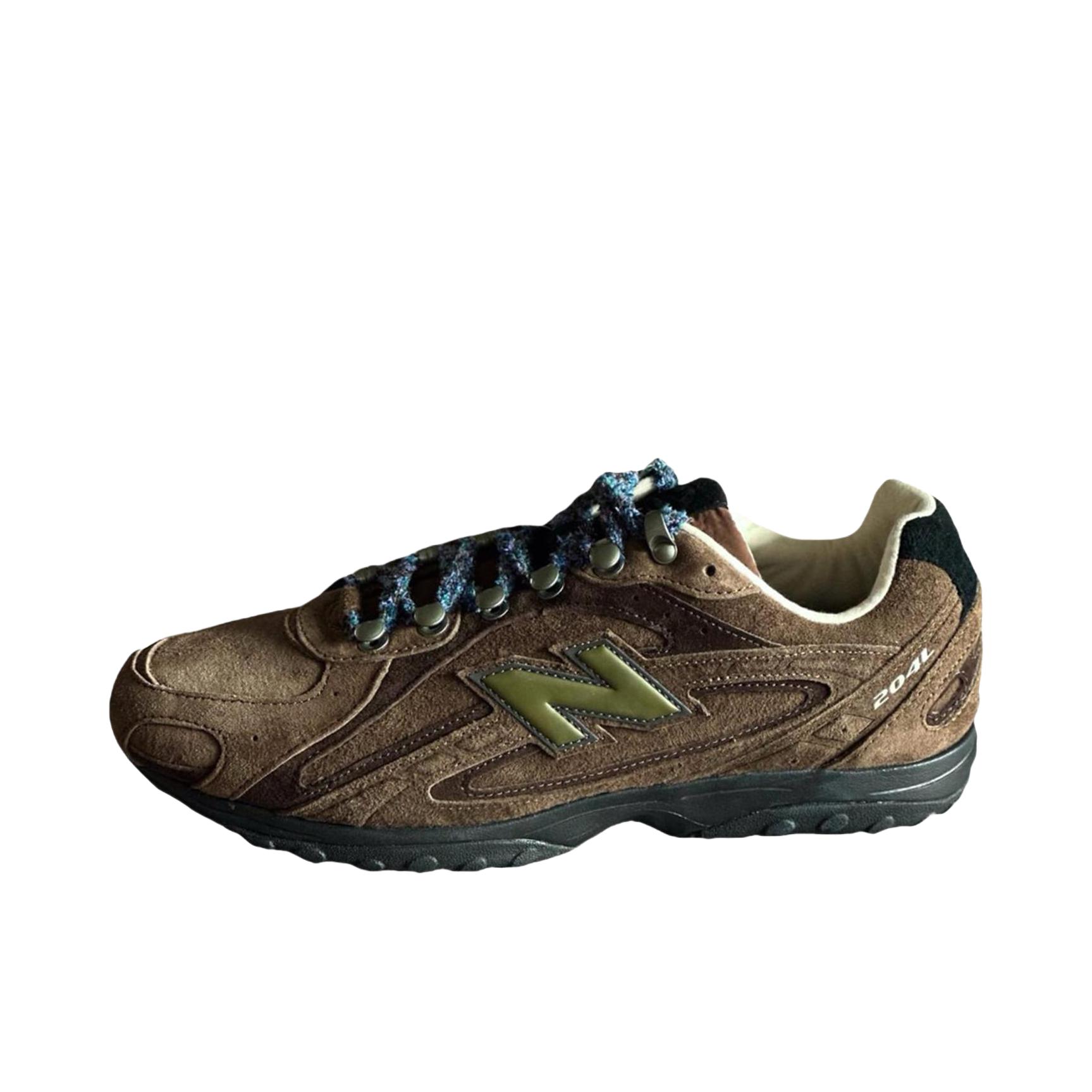 推荐商品：New Balance 204L 德训鞋 运动休闲鞋 系带轻盈薄底芭蕾风 BASKETCASE联名/深咖色/棕色