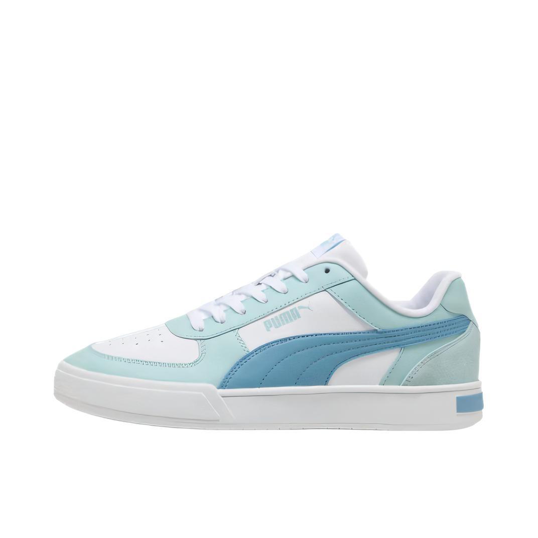 推荐商品：Puma/彪马 Caven Dime 小白鞋 板鞋 缓震回弹防滑耐磨轻便透气舒适百搭复古薄底美式流光风 白色/浅蓝色/霜蓝