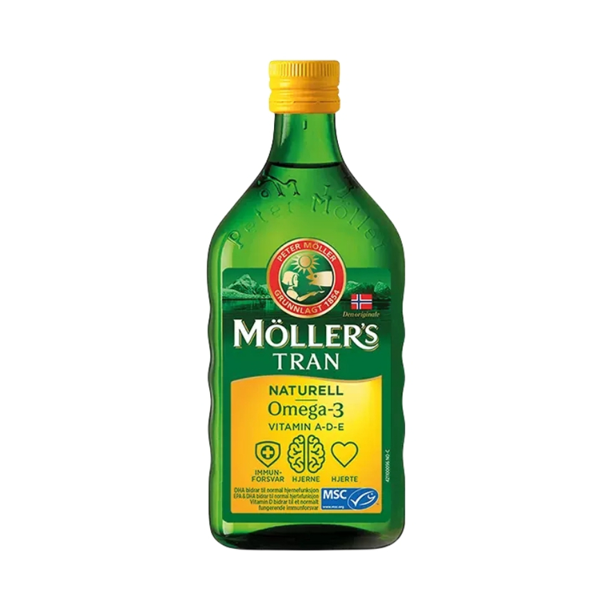 推荐商品：Mollers/沐乐思 鳕鱼肝油 250ml 瓶装 护心补脑