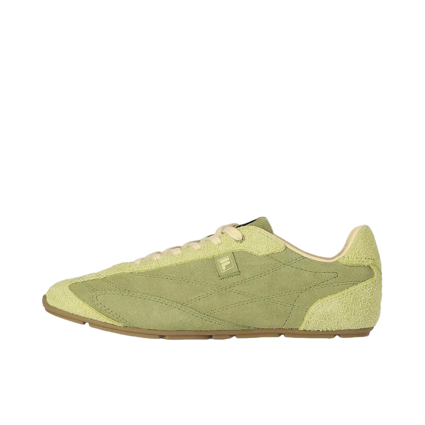 推荐商品：FILA/斐乐 Ritmo Slick LX 运动休闲鞋 百搭平跟系带橡胶 抹茶绿