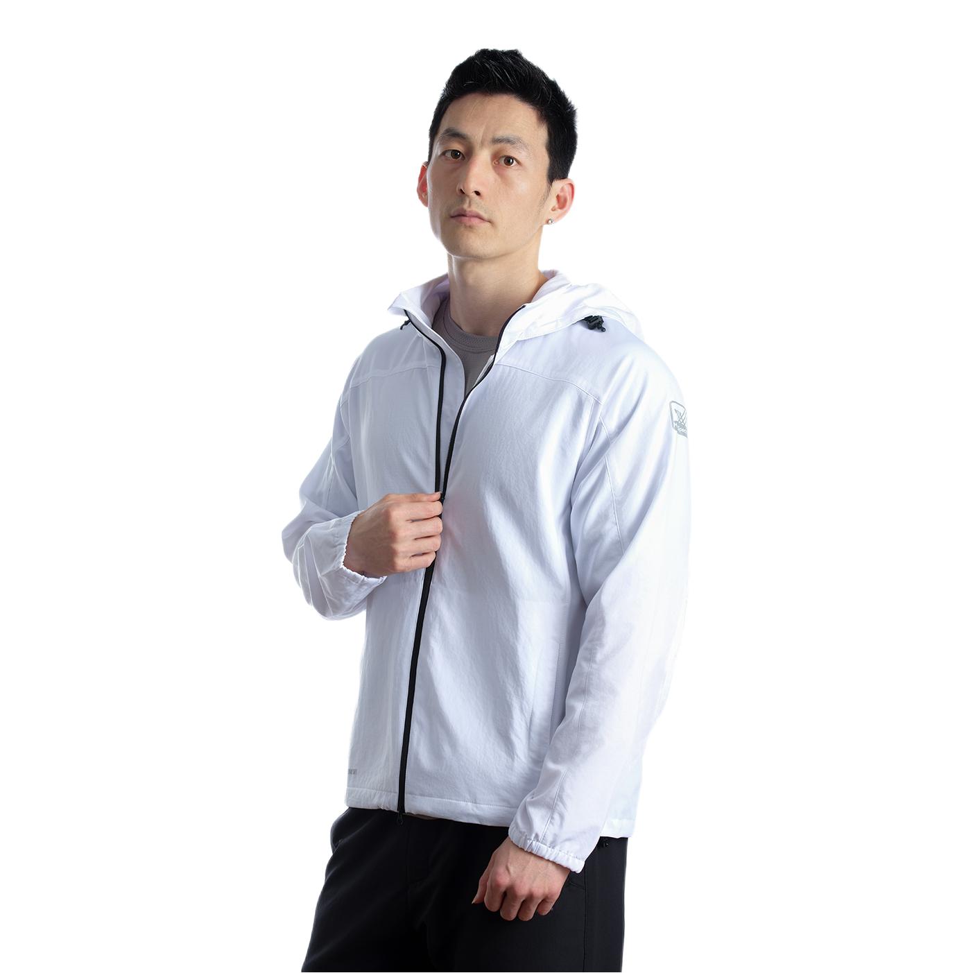 推荐商品：单导 速干拉链三合一收口袖防晒衣 DD-A6012 25连帽款/白