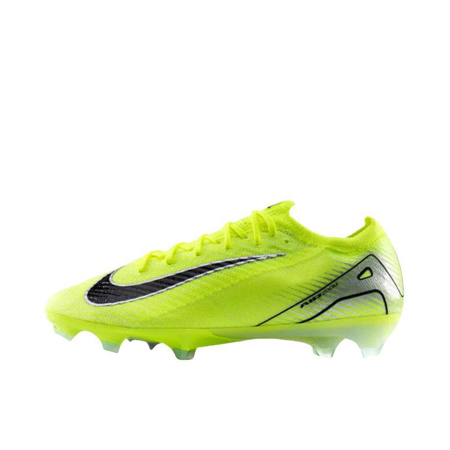 推荐商品：Nike Mercurial Vapor 16 Elite FG 超顶级 胶质长钉 硬天然草场 织物耐用防滑耐磨 足球鞋 浅绿色/黑色