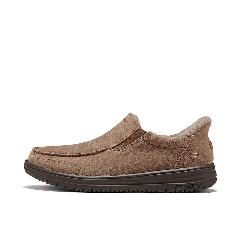 推荐商品：Skechers/斯凯奇 运动休闲鞋 时尚透气圆头 205606 棕色/褐色