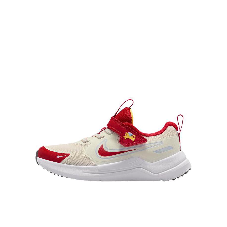 推荐商品：Nike  Cosmic Runner  防滑耐磨 舒适透气 时尚百搭 运动鞋儿童 脱缰系列/马年限定/小童/帆白色/大学红/典雅托帕石色