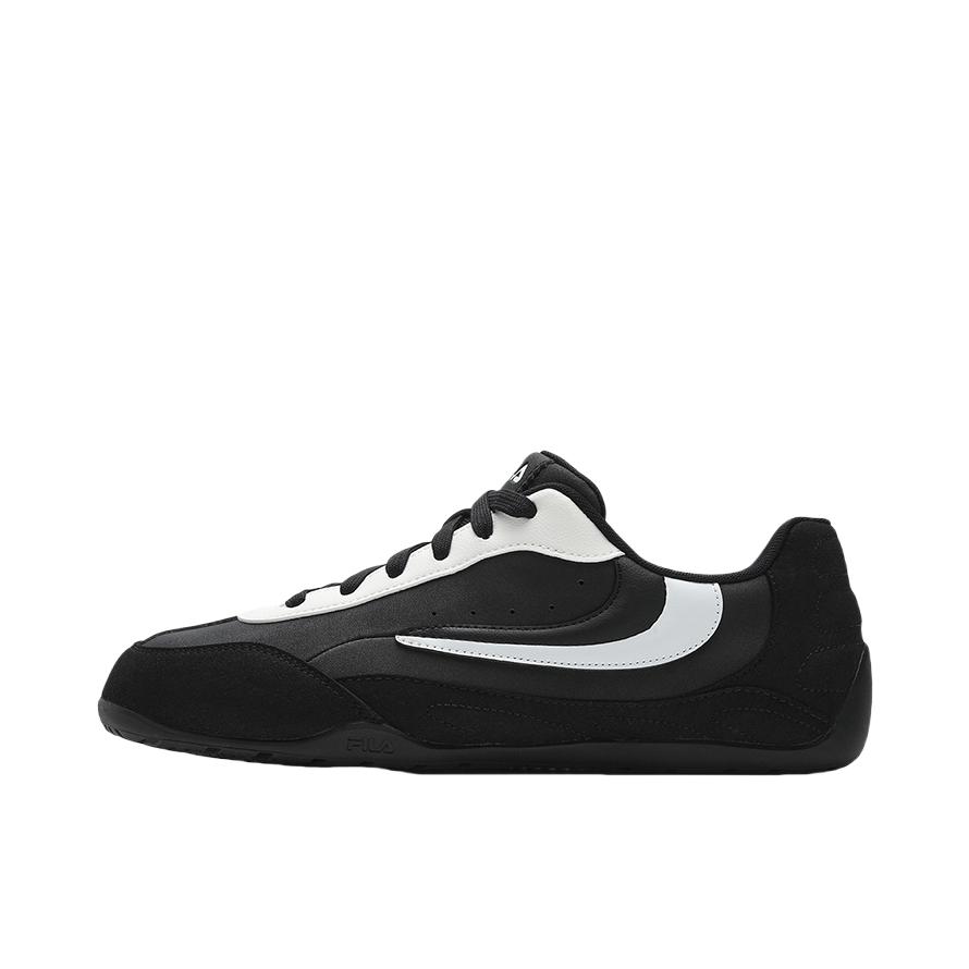 推荐商品：FILA/斐乐 HYPER 海珀鞋 运动休闲鞋 低帮系带情侣薄底包裹性复古减震轻便 男款/黑色/标准白
