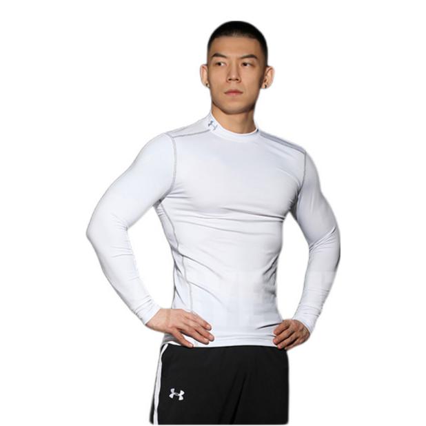 Under Armour 训练透气速干长袖修身高领圆领紧身衣 1265648