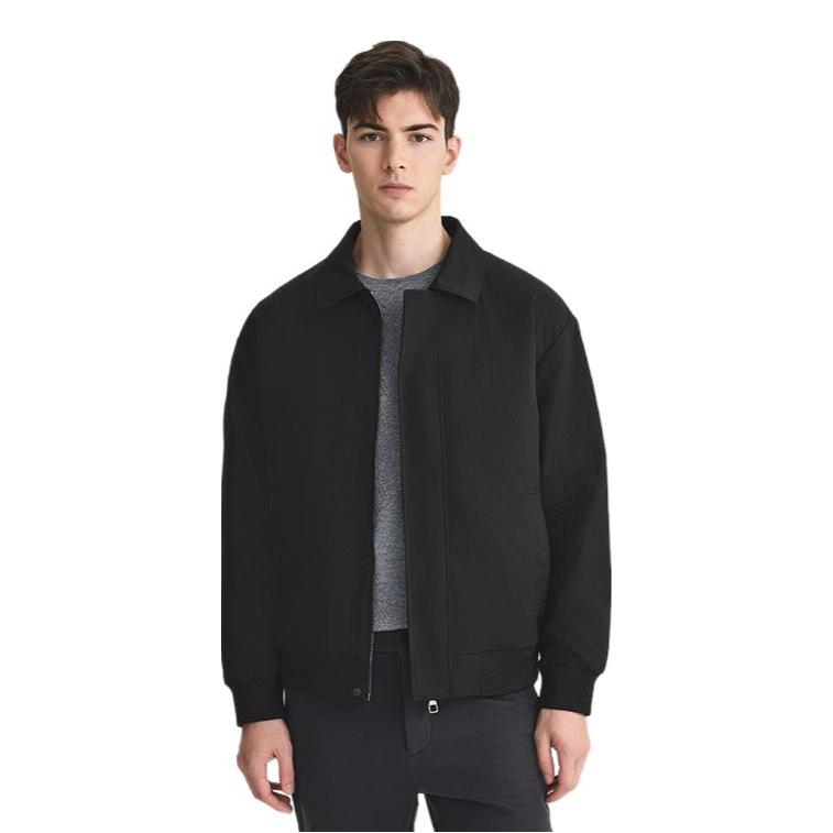 推荐商品：Mind Bridge 行政都市拉链外穿夹克 M0335B7C0C1 黑