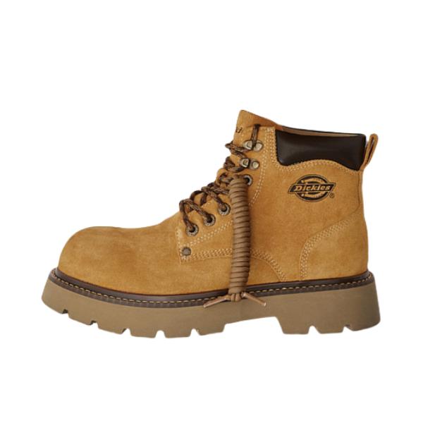 Dickies 工装靴 马丁靴 增高复古百搭防滑耐磨 253M50LXS21A 加绒/橘黄色