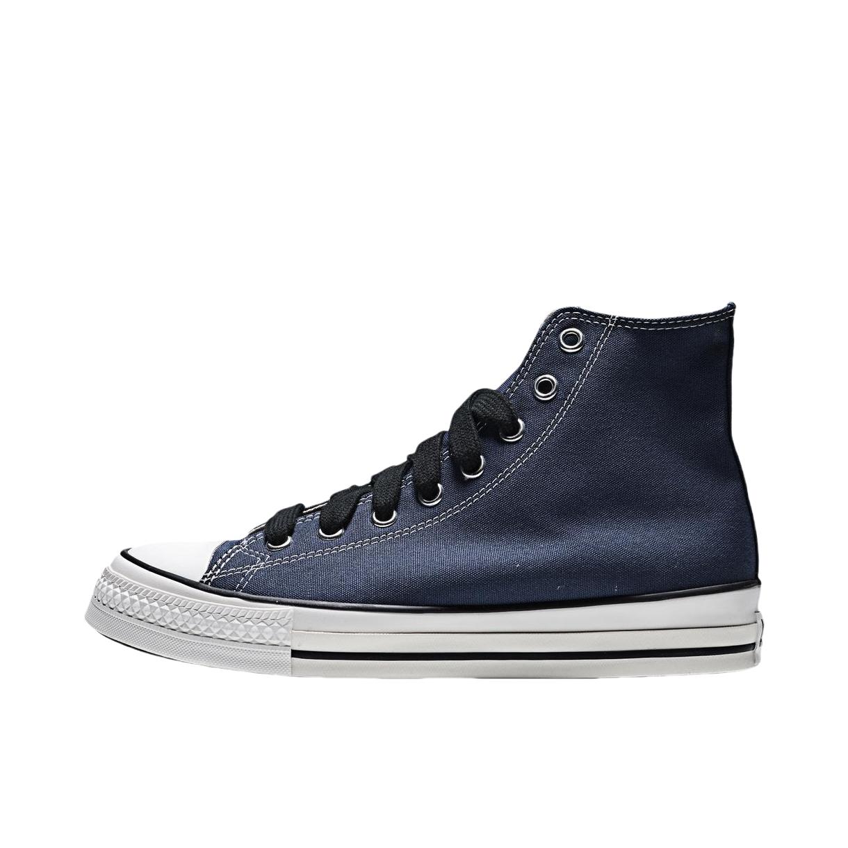 推荐商品：Converse/匡威 Chuck Taylor All Star 帆布鞋 常青款轻便防滑耐磨百搭复古圆头减震贴合高帮 湛蓝色/白色