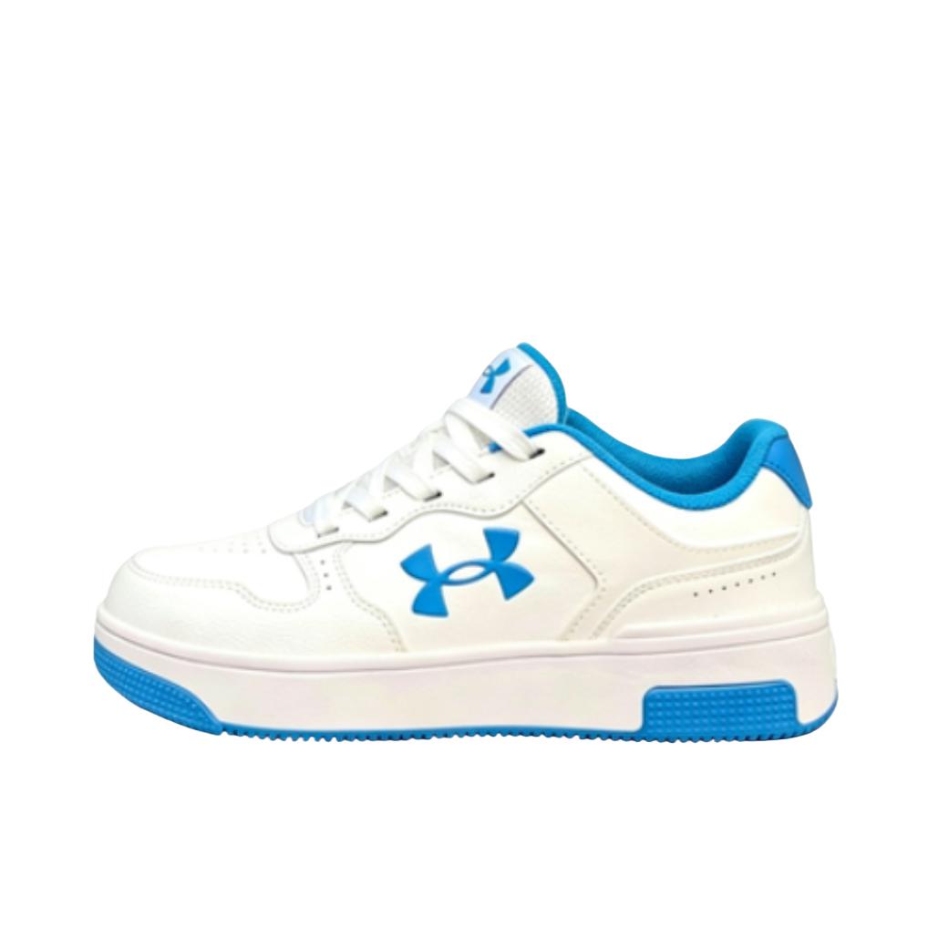 推荐商品：Under Armour/安德玛 板鞋 防滑潮流时尚 白色/蓝色