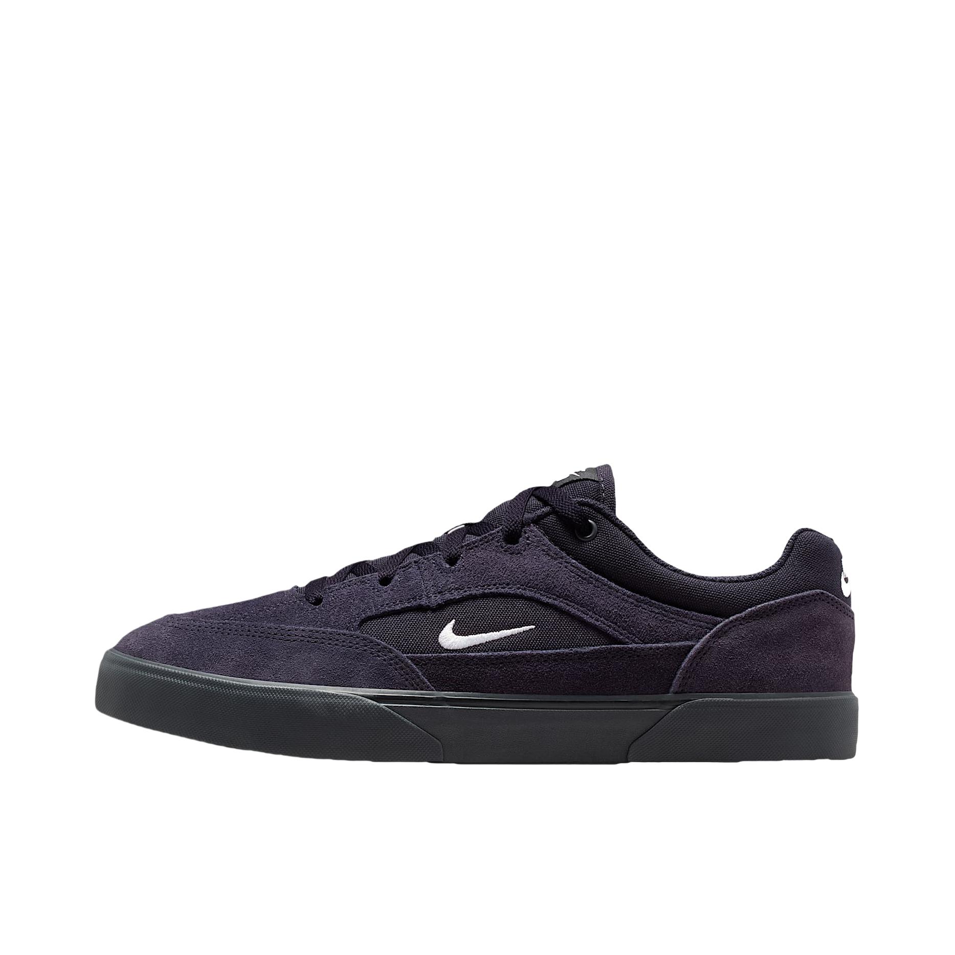 推荐商品：Nike SB Malor 滑板鞋 板鞋 薄底复古防滑耐磨缓震轻便 蓝图紫/黑色/白色 