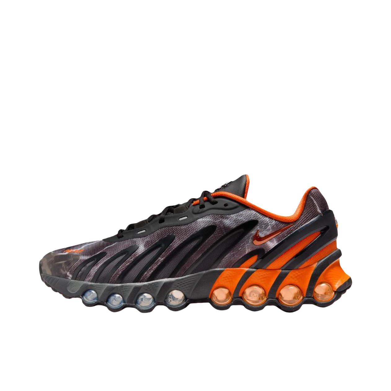 推荐商品：Nike Air Max DN8 跑鞋 时尚百搭防滑耐磨网面透气舒适气柱减震轻便贴合赤足体验支撑耐用耐穿 PALACE联名/黑色橙色