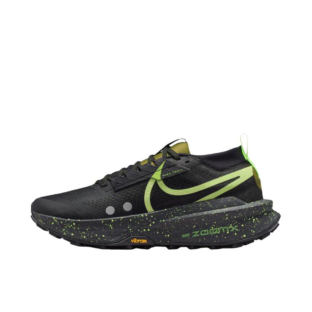 推荐商品：Nike Zegama Trail 2 跑鞋 舒适缓震防滑耐磨轻便透气时尚百搭织物贴合回弹支撑 黑色/浅柠檬黄/图腾黑紫/高射炮橄榄绿/荧光冰黄
