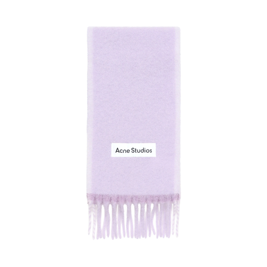 推荐商品：Acne Studios 24AW流苏绒线刺绣标志羊驼毛围巾 CA0290