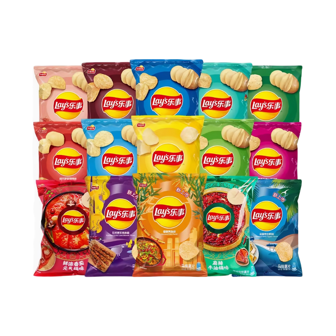 推荐商品：Lay's/乐事 70g 马铃薯片 多口味组合 袋装