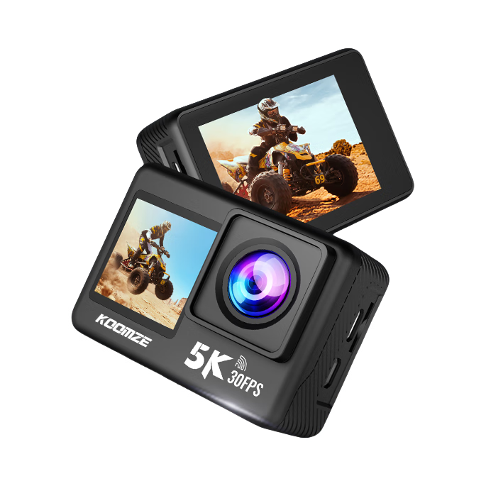 推荐商品：KOOMZE/科曼者 Y6 运动相机 高清触摸屏 5K旗舰画质 vlog旅拍必备