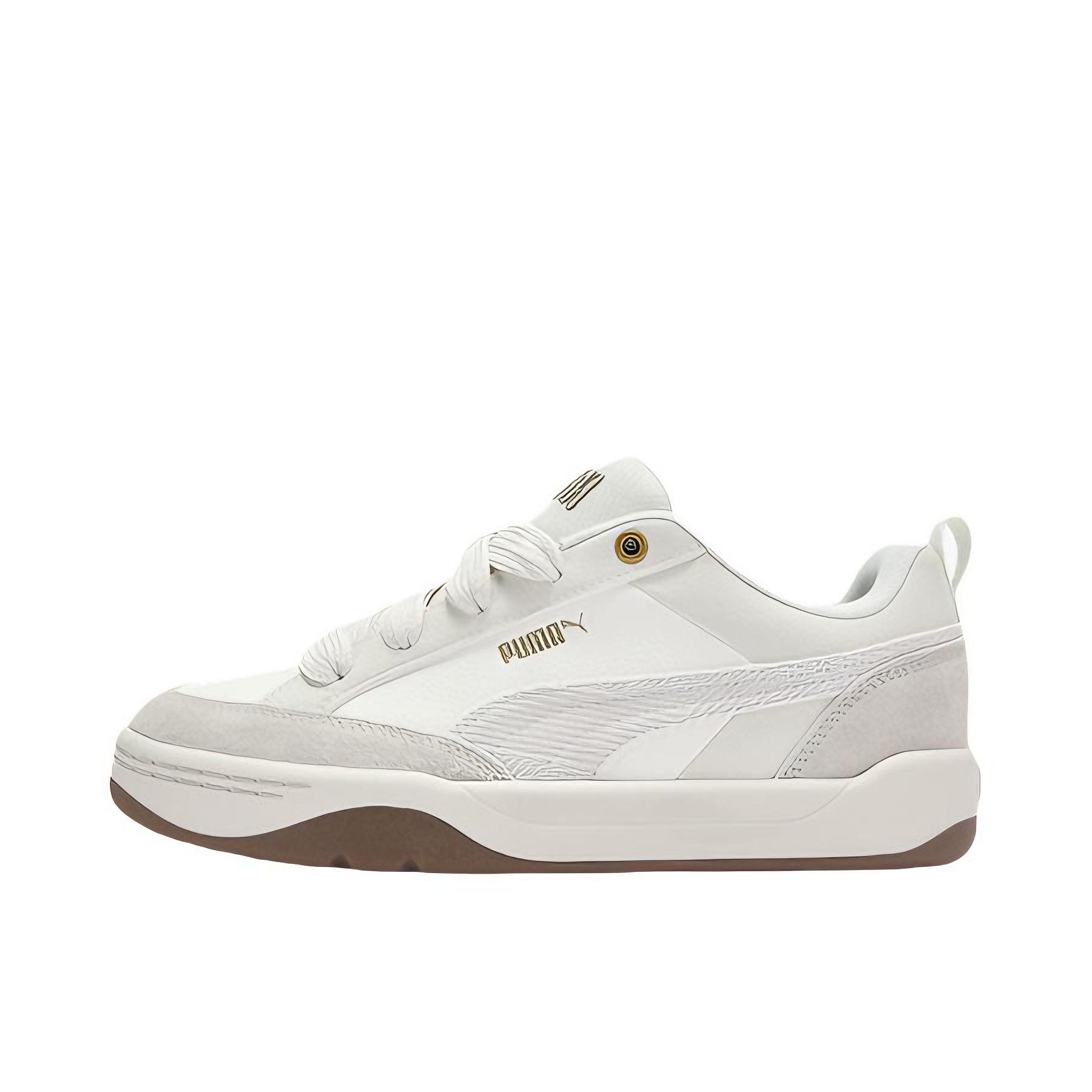 推荐商品：Puma/彪马 Park Lifestyle 面包鞋 板鞋 轻便轻质透气耐磨胶底复古 海军蓝/雪白色