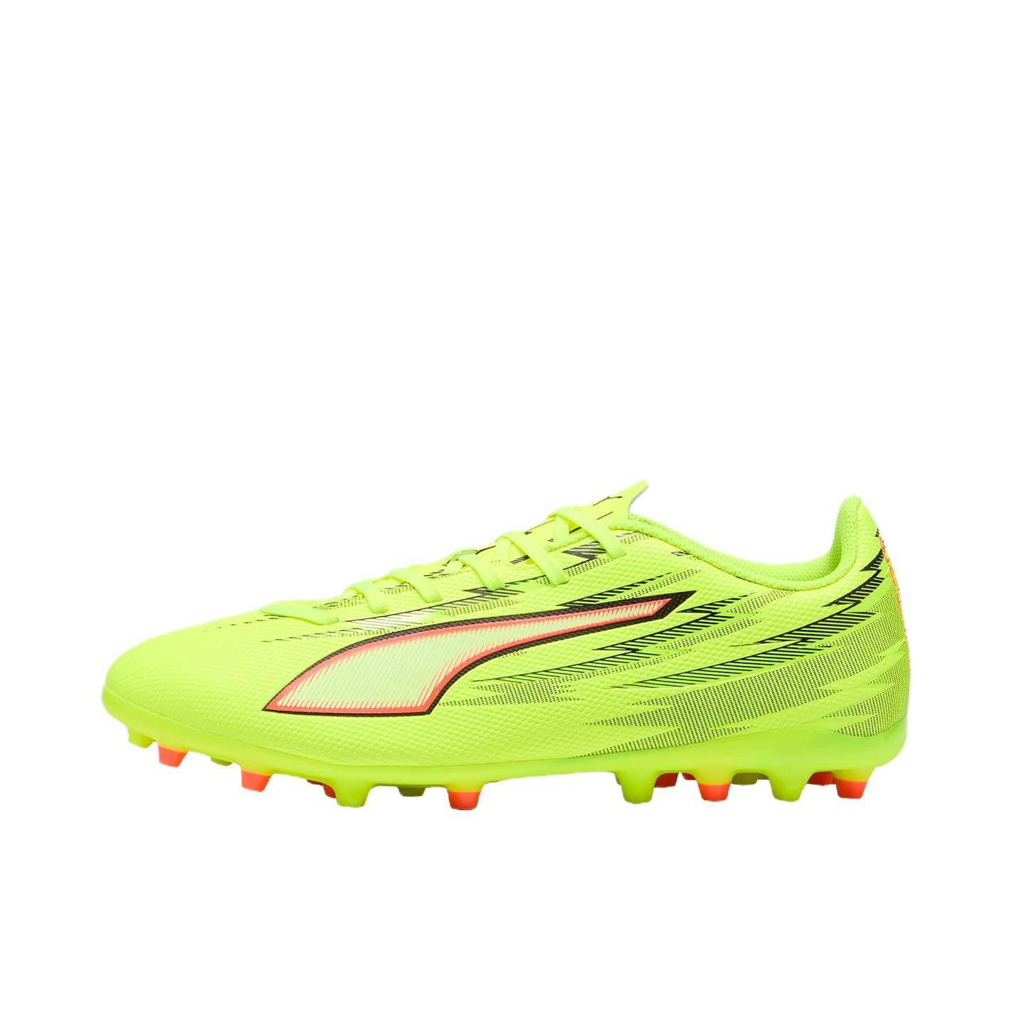 推荐商品：Puma/彪马 ULTRA 6 Play MG 足球鞋 入门胶质短钉人造草坪训练系带 黄色/黑色/亮红色/金灰色
