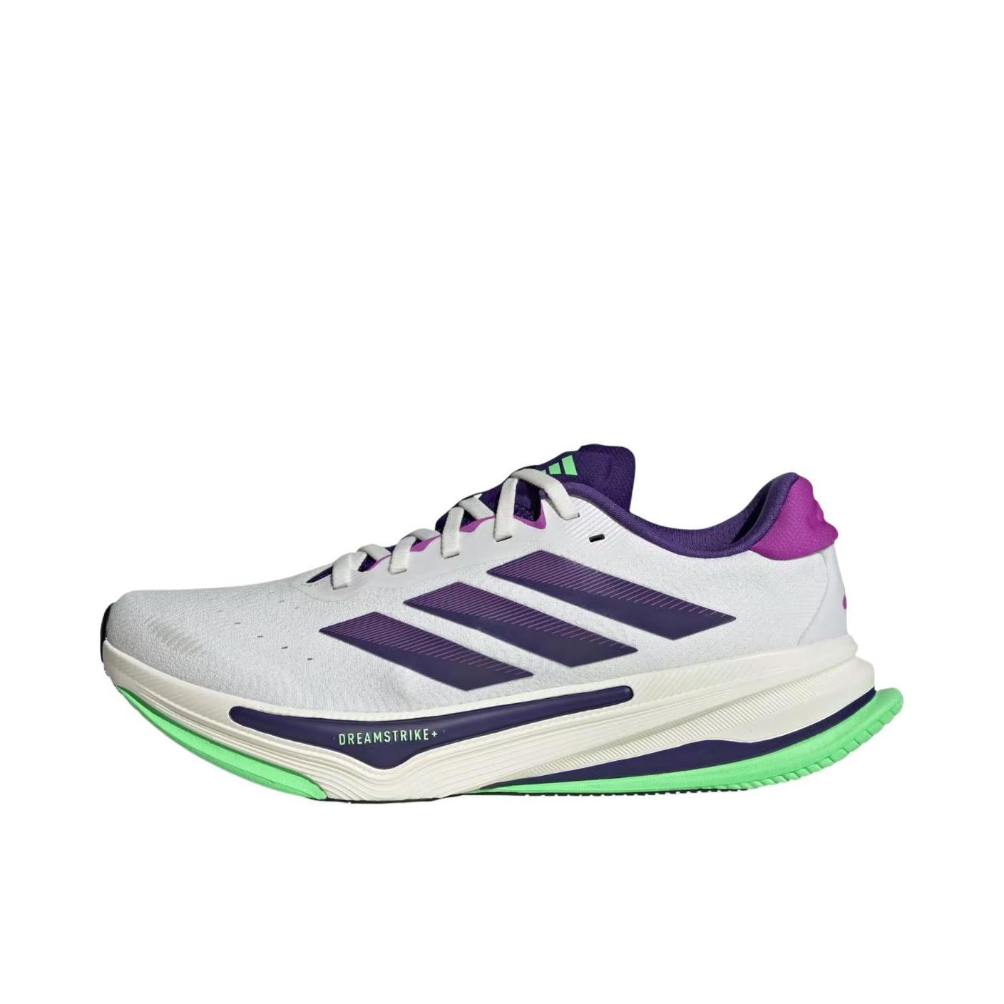 推荐商品：adidas Supernova Prima 2 跑鞋 百搭耐磨低帮系带支撑体测减震贴合 白色