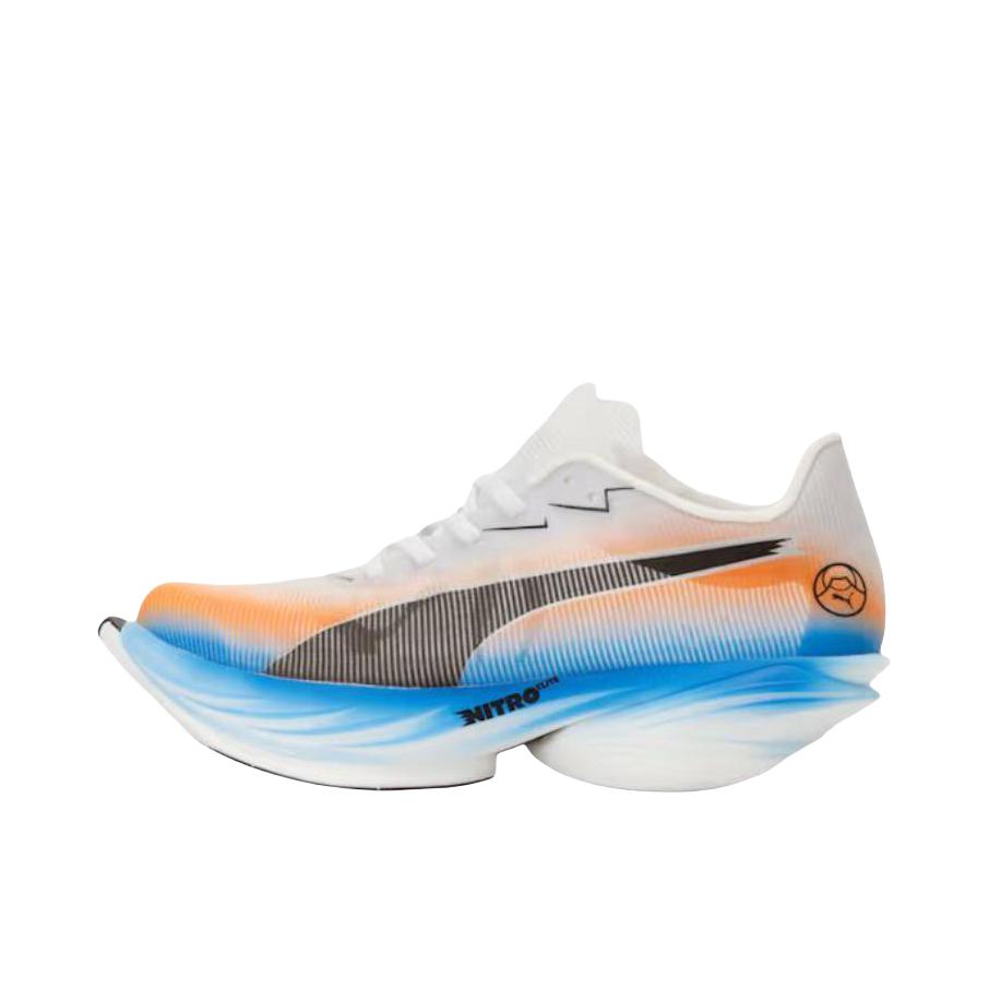 推荐商品：Puma/彪马 FAST-R NITRO Elite 3 异爪 缓震 防滑 轻量 系带 氮气碳板 马拉松 竞速 跑鞋 女款/白色/火红色/黑色