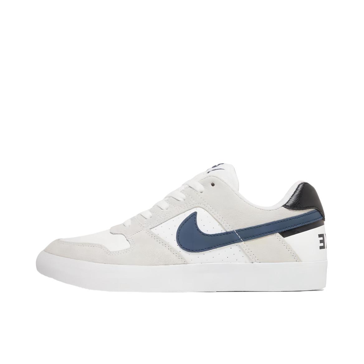 推荐商品：Nike SB Delta Force Vulc 滑板鞋 板鞋 轻便防滑耐磨复古休闲 White Thunder Blue 白黑