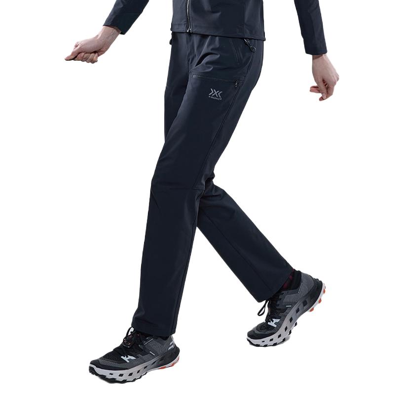 推荐商品：X-BIONIC 防泼水耐磨防风弹力冲锋裤 女装 XPW-24882 矿物黑