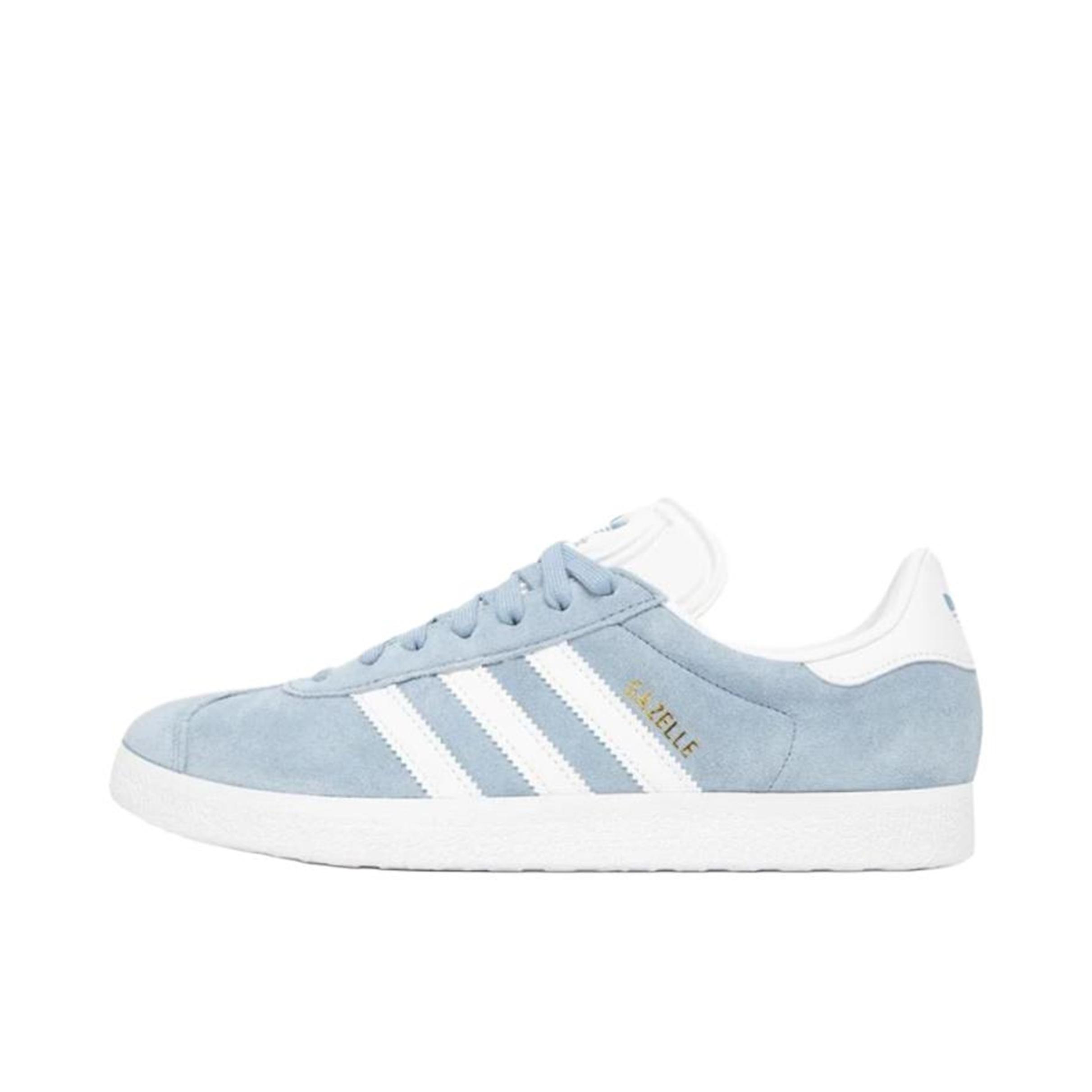 推荐商品：adidas Originals Gazelle II T头鞋 德训鞋 板鞋 轻便舒适防滑耐磨贴合 浅蓝色