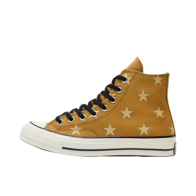 推荐商品：Converse/匡威 1970s 帆布鞋 圆头防滑经典复古轻便时尚拼接百搭 高帮/褐色/白色