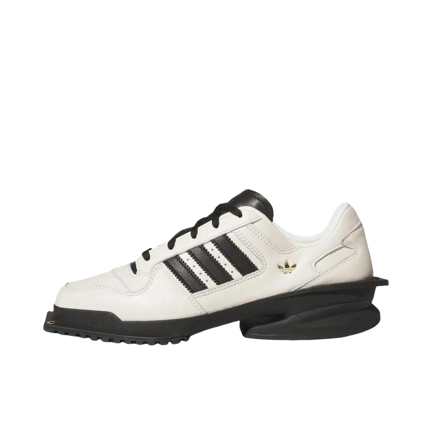 推荐商品：adidas Originals FORUM CUBISM 运动休闲鞋 系带厚底方头贴合 白色/黑色