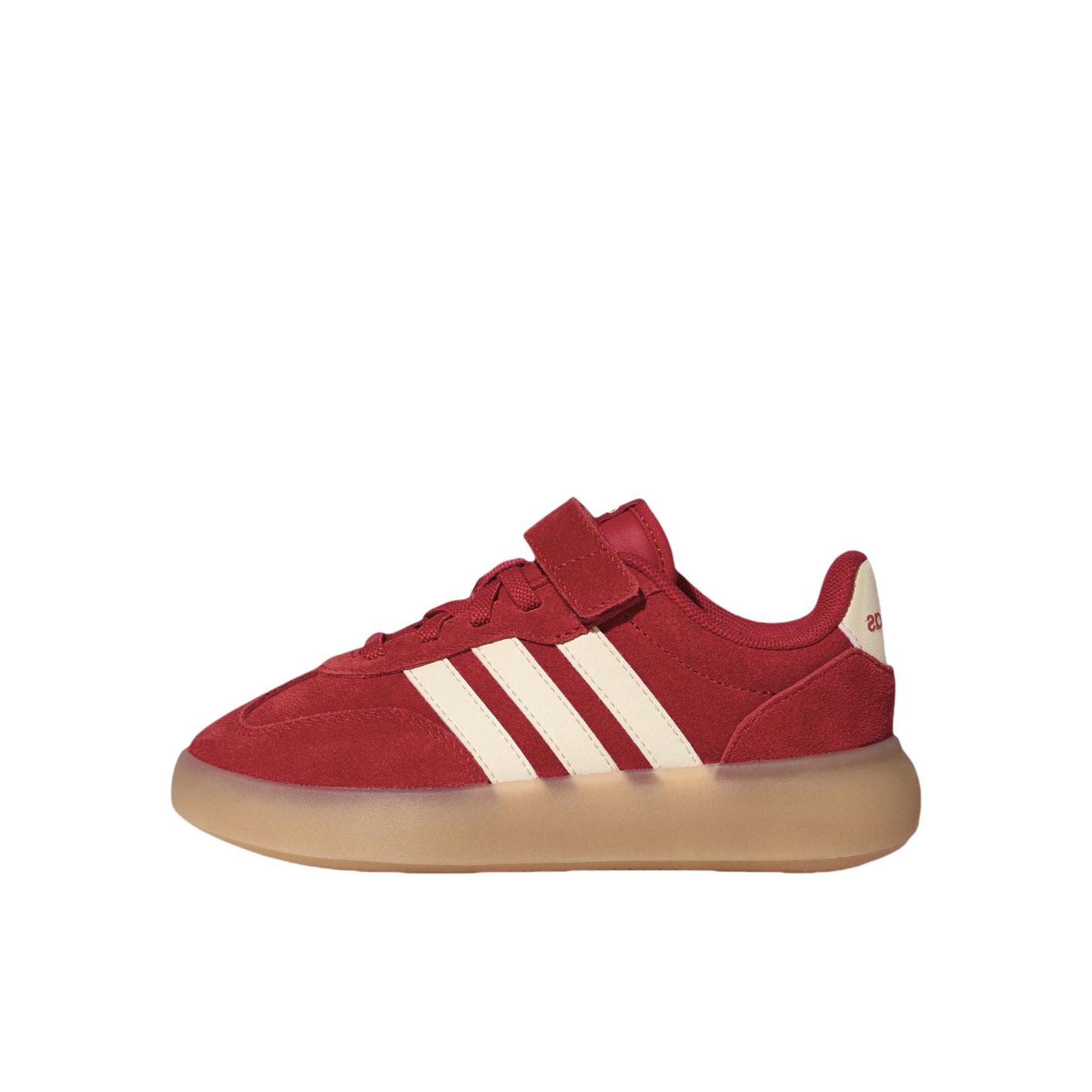 推荐商品：adidas  BARREDA DECODE EL  轻运动  德训鞋 运动鞋 儿童  小童/浅猩红/暖香草色
