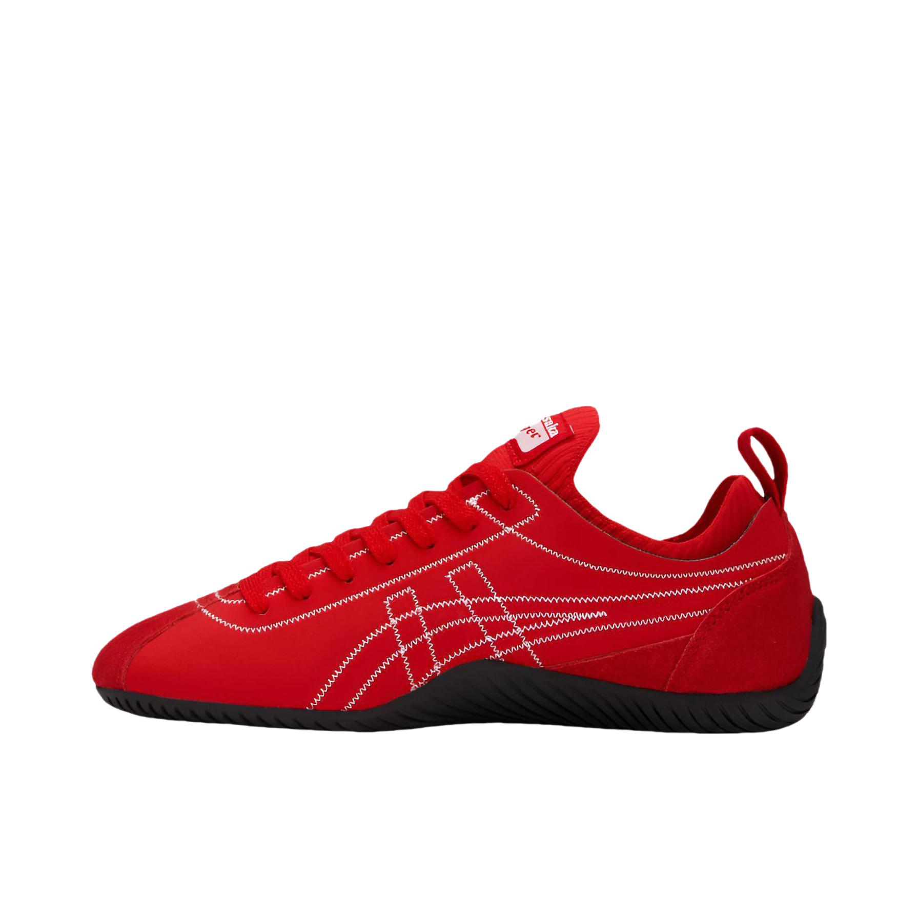 推荐商品：Onitsuka Tiger Sclaw 减震 网布透气 防滑耐磨 舒适轻便 潮流 运动休闲鞋 红色