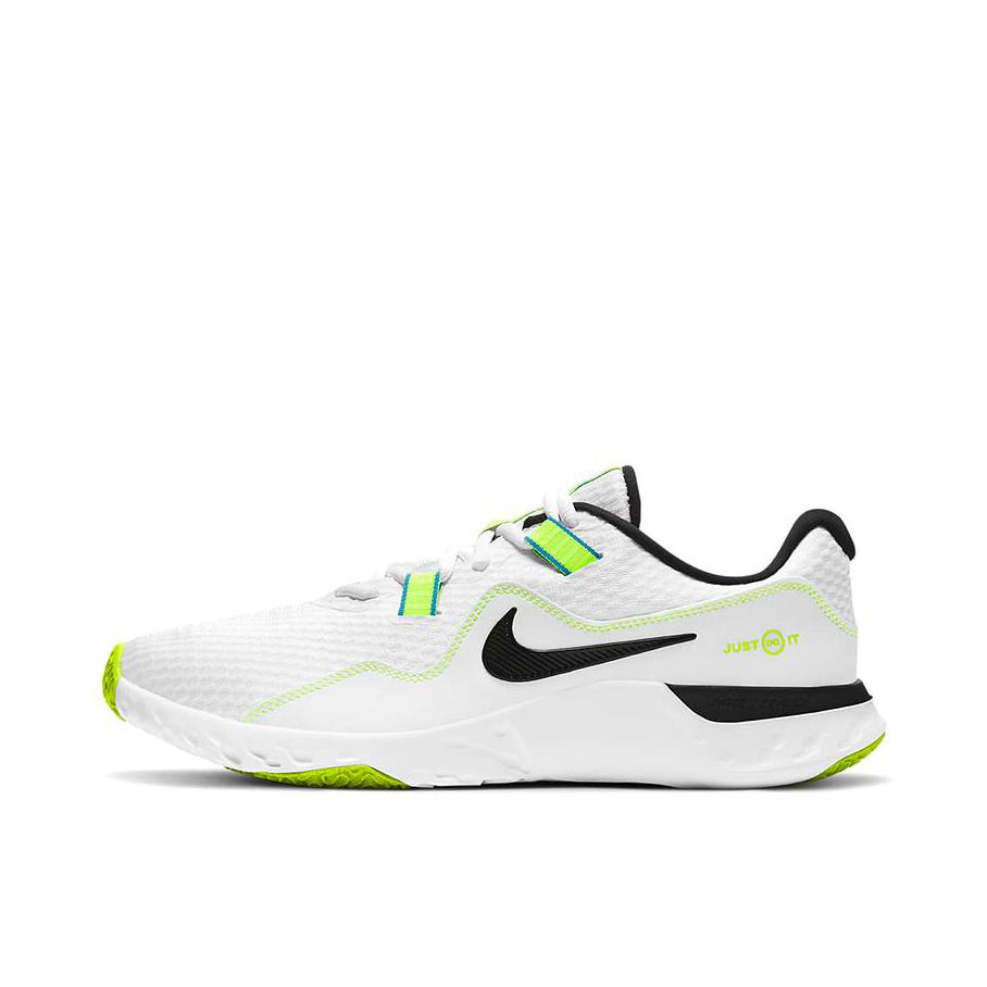 推荐商品：Nike Renew Retaliation TR 2 防滑耐磨 网面透气 训练鞋 白色/黑色/黄色