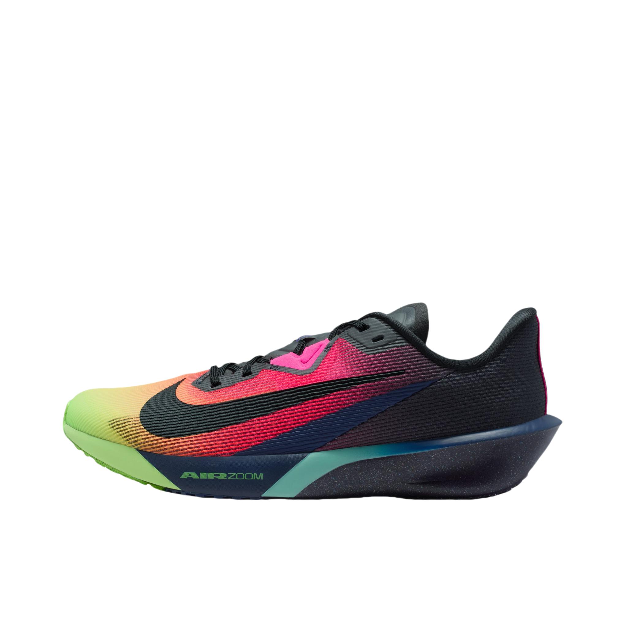 推荐商品：Nike Air Zoom Rival Fly 4 跑鞋 防滑缓震低帮休闲厚底运动回弹轻便竞速流光风 暗黑曜石色/黑色/阴影绿/爆炸粉/闪电深红/王朝紫