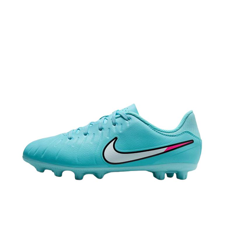 推荐商品：Nike Tiempo Legend 10 Academy HG 中端 胶质短钉 人造草坪 减震耐磨 足球鞋 大童/浅绿色