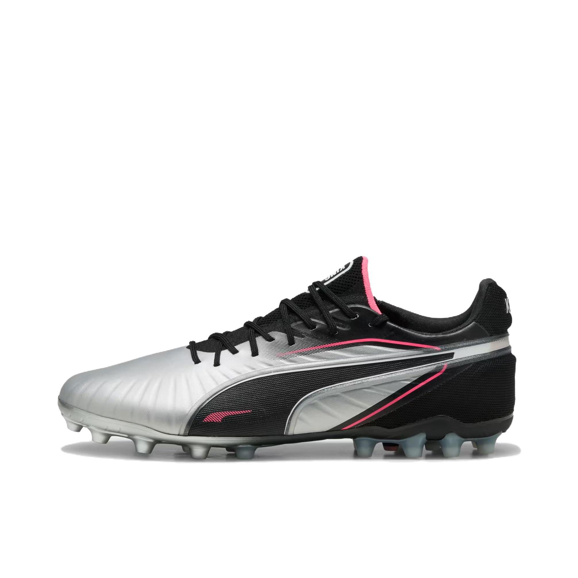 推荐商品：Puma/彪马 King Ultimate MG 短钉 胶质 防滑耐磨 减震透气 足球鞋 白色/黑色