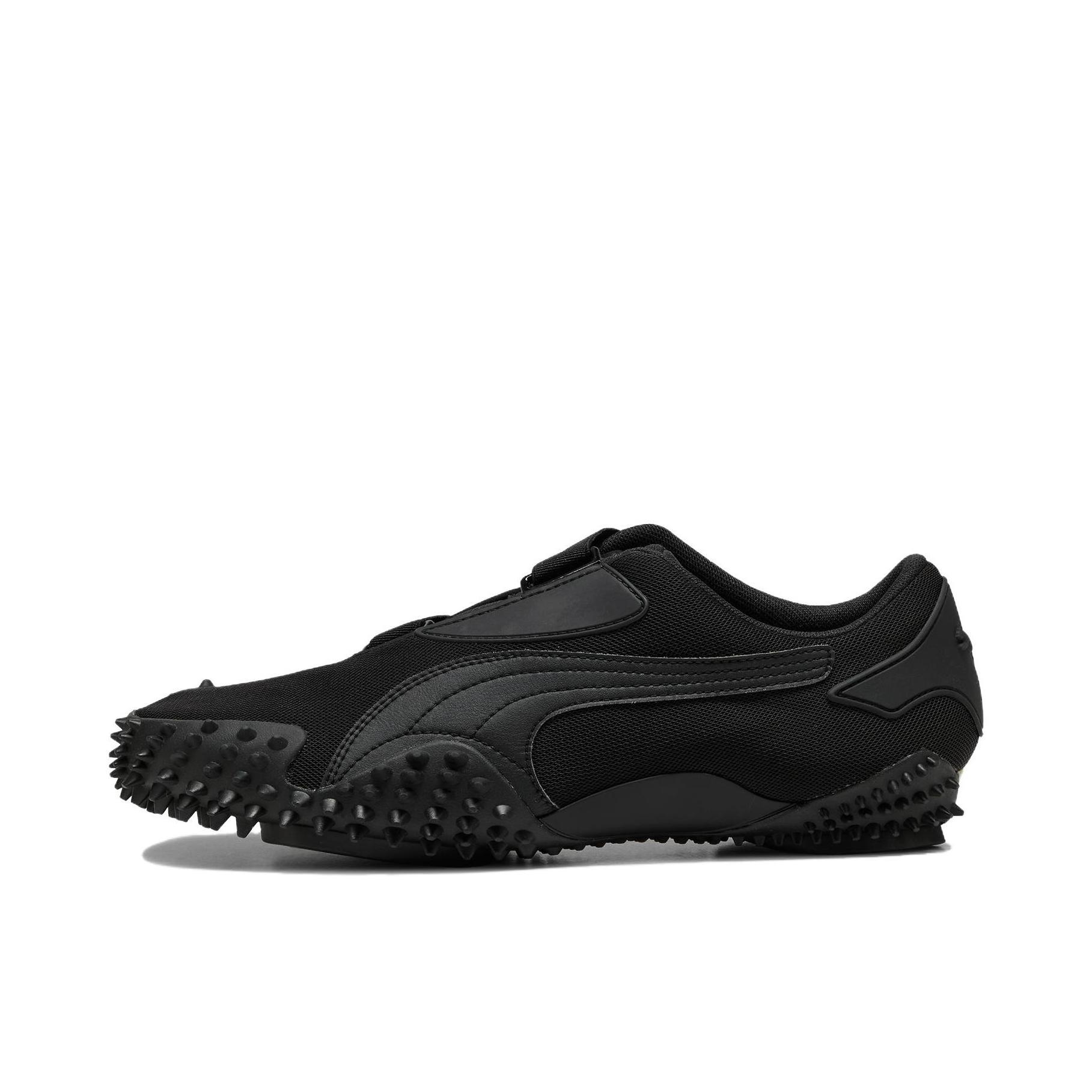推荐商品：Puma/彪马 Mostro 运动休闲鞋 经典复古防滑耐磨舒适透气圆头网布短跑千禧风薄底贴合 全黑色
