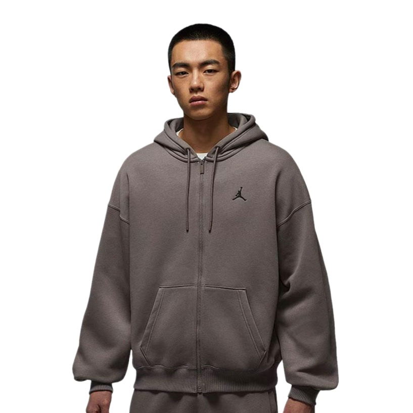 Jordan Brand/乔丹 Brooklyn FleeceOVERSIZED 加绒拉链连帽卫衣 IB7232 褐
