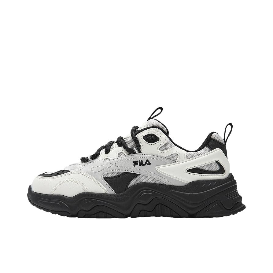 推荐商品：FILA/斐乐 ORIGINALE 老爹鞋 休闲低帮系带包裹性减震复古轻便 女款/南极灰/雪白色