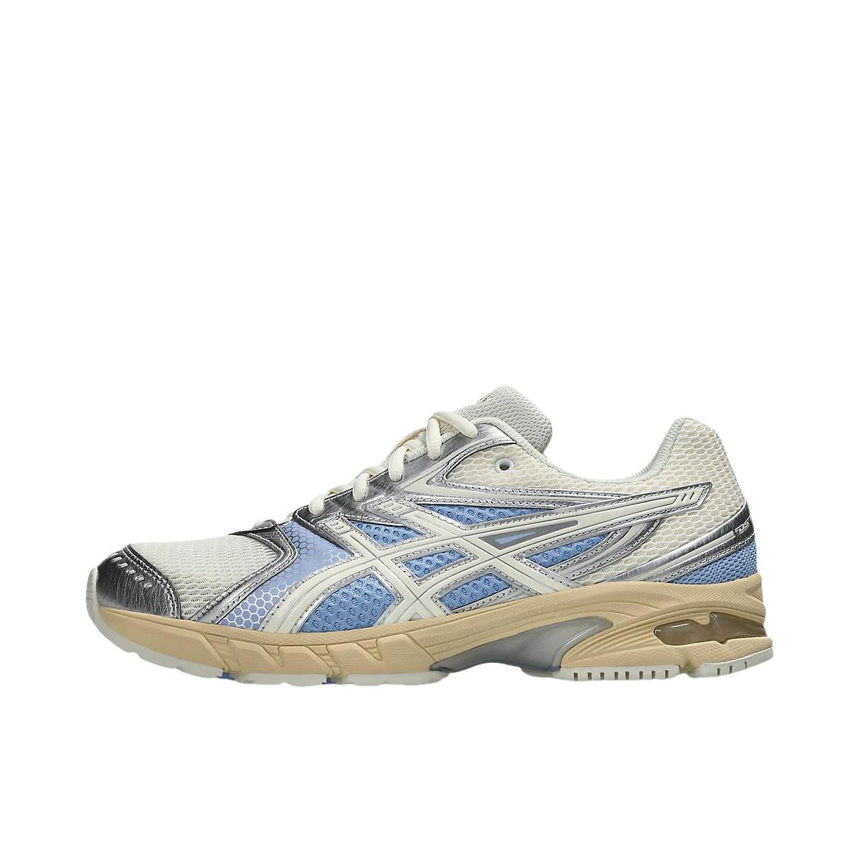 推荐商品：Asics/亚瑟士 GEL-DS Trainer 14 跑鞋 复古防滑耐磨缓震透气舒适低帮时尚支撑贴合圆头 白色/蓝色