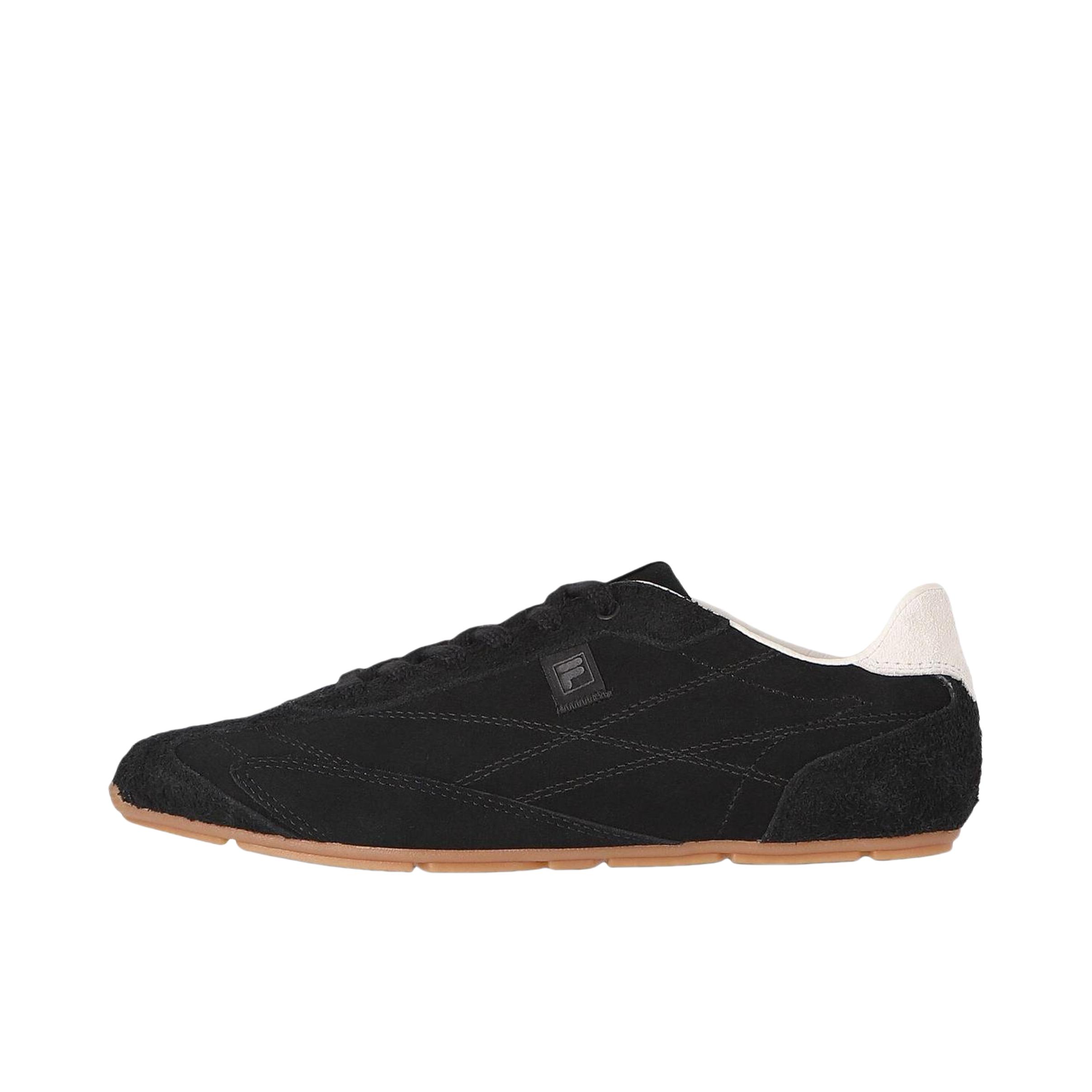 推荐商品：FILA/斐乐 Ritmo Slick LX 运动休闲鞋 百搭平跟系带橡胶 黑色