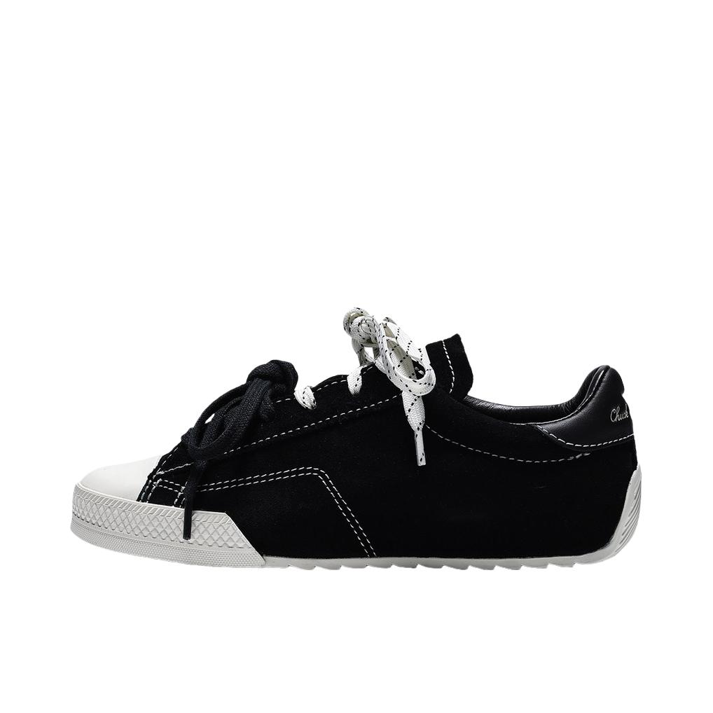 推荐商品：Converse/匡威 Chuck Taylor SEASONAL 薄底鞋 运动休闲鞋 复古舒适百搭潮流贴合 黑色
