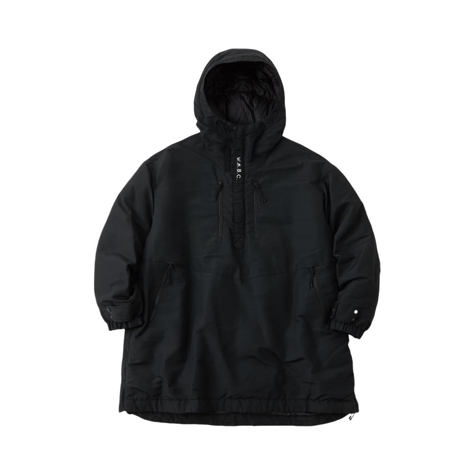 推荐商品：White Mountaineering x Taion Down Anorak 联名连帽纯色收口袖羽绒服 黑