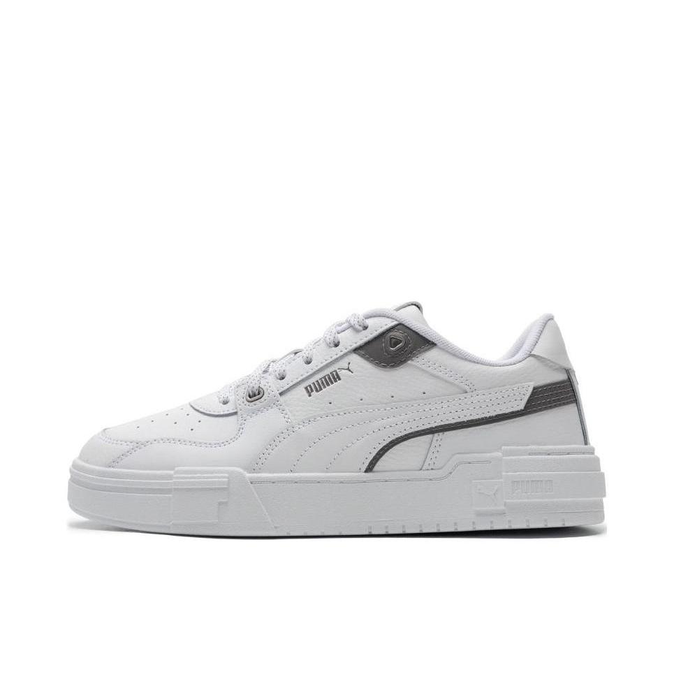 推荐商品：Puma/彪马 Ca Pro Classic 板鞋 舒适透气防滑耐磨厚底百搭复古时尚网球风拼接 彪马白/银色 