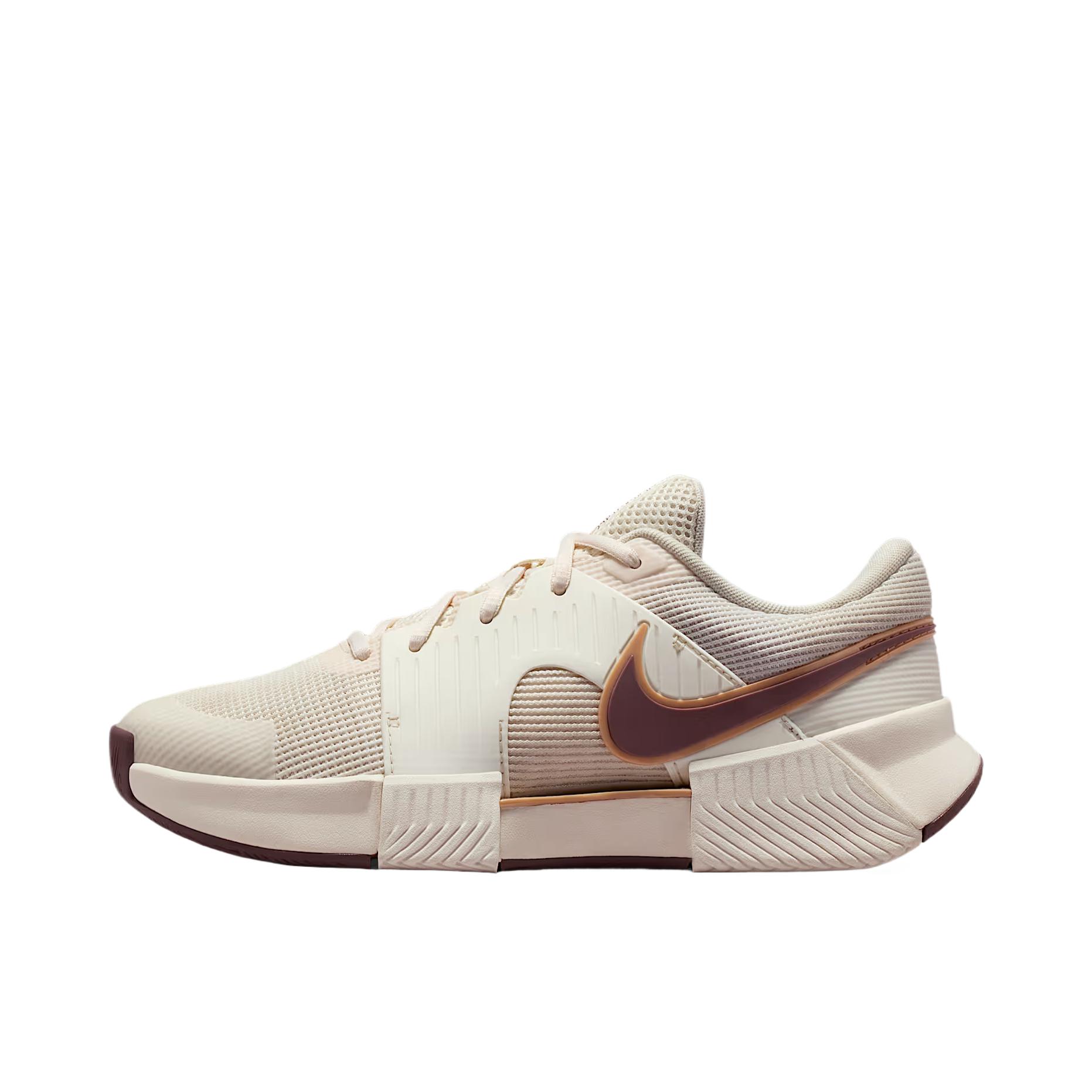 推荐商品：Nike Zoom GP Challenge 1.5 网球鞋 运动圆头系带厚底 女款/浅象牙色/淡褐色/纹身色 