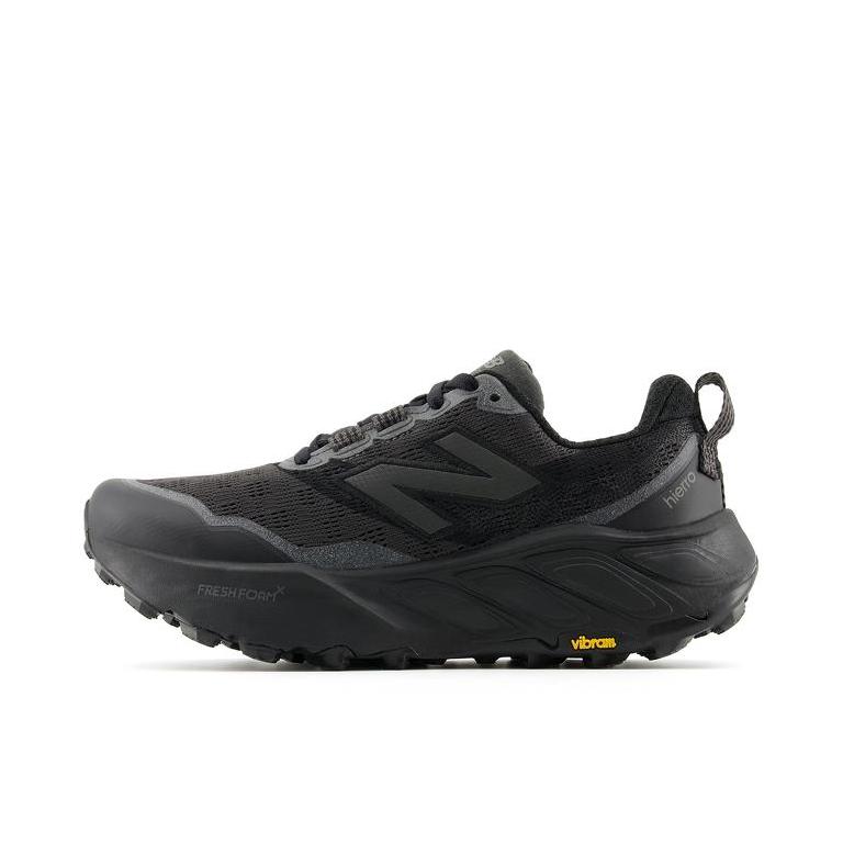 推荐商品：New Balance Fresh Foam X Hierro v9 跑鞋 防滑耐磨低帮越野轻量耐久圆头贴合支撑 D宽/纯黑色