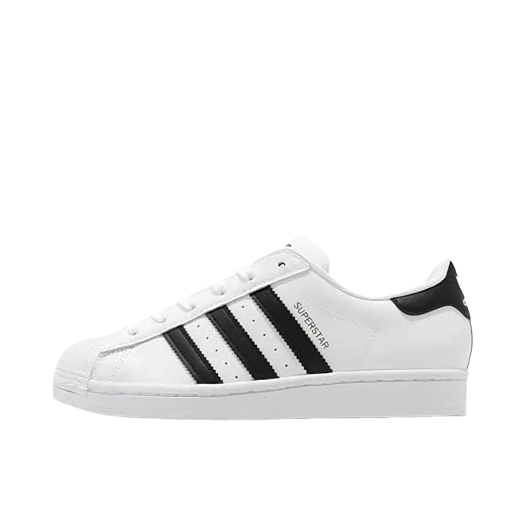 推荐商品：【宋雨琦同款】 adidas Originals Superstar 板鞋 轻便贝壳头薄底舒适百搭耐磨 白色/金色/纯黑色