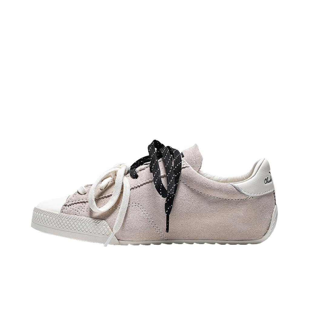 推荐商品：Converse/匡威 Chuck Taylor SEASONAL 薄底鞋 运动休闲鞋 复古舒适百搭潮流贴合 米色