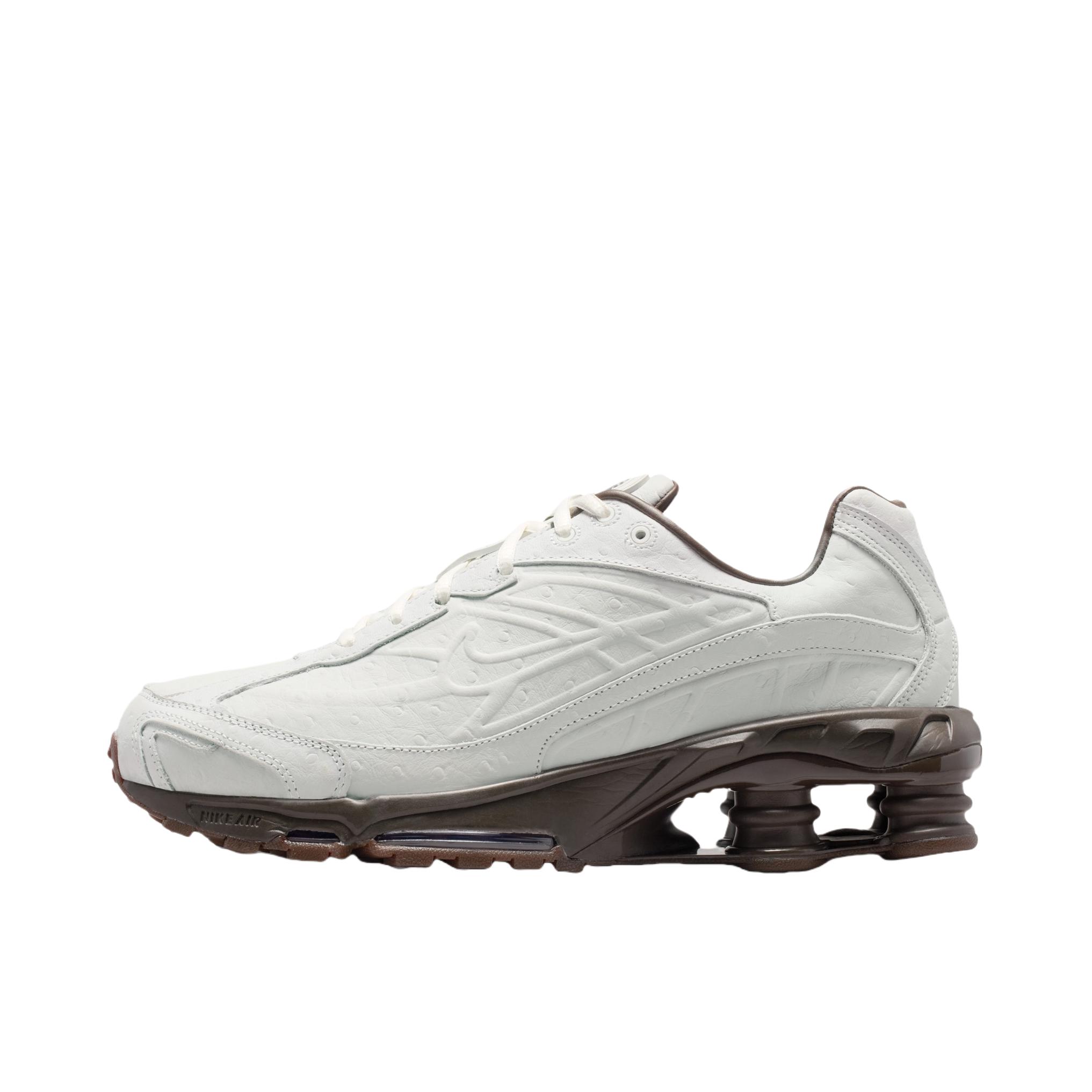 推荐商品：Nike Shox Ride 2 跑鞋 织物防滑耐磨复古支撑贴合回弹 米白色/巴洛克棕/浅巧克力色/金属金