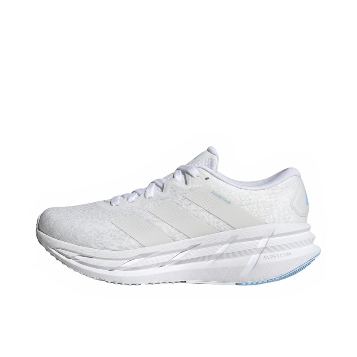 推荐商品：adidas Adistar 4 跑鞋 百搭个性时尚减震支撑回弹耐穿 女款/白色