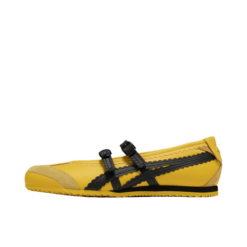推荐商品：Onitsuka Tiger 鬼塚虎 MEXICO 66 TGRS 防滑 透气 轻便 低帮 芭蕾风 运动休闲鞋 黄色/黑色